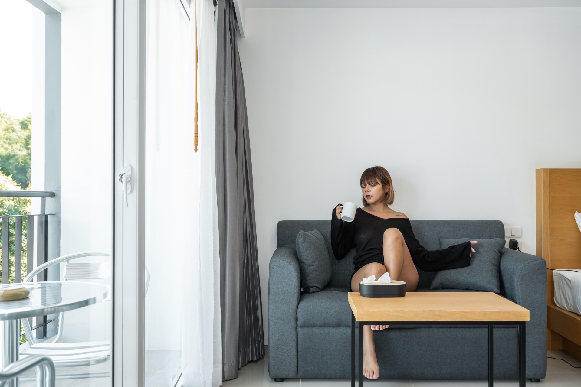 Comfortable Superior Studio with living area at Fourium Pattaya